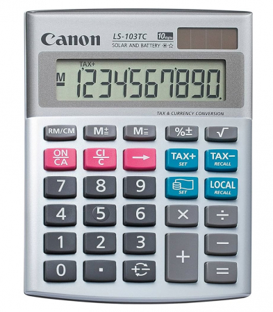 Calculatoare de birou - CALCULATOR BIROU 10DIG LS103TC TAXE CANON