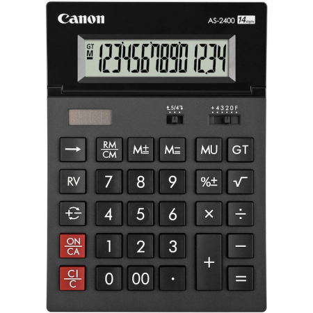 Calculatoare de birou - CALCULATOR BIROU 14DIG AS2400 CANON