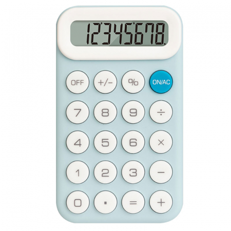 Calculatoare de birou - CALCULATOR BUZUNAR 8DIG M10 BLEU DELI