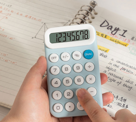 CALCULATOR BUZUNAR 8DIG M10 GALBEN DELI [1]