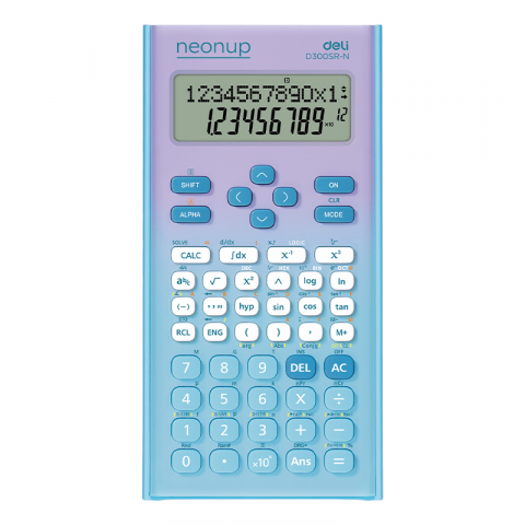 Accesorii de birou - CALCULATOR STIINTIFIC 12DIG 300F BLEU DEGRADE DELI