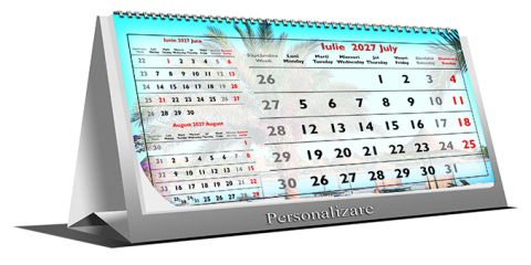 Calendare de birou - Calendar de birou Triptic - 6 file, CT
