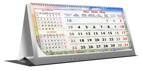 Calendare de birou - Calendar de birou Triptic - 6 file, CT
