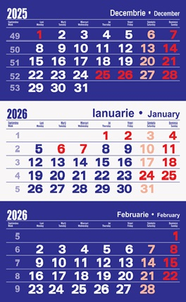 Calendare triptice - Calendar de perete A3 OFFICE