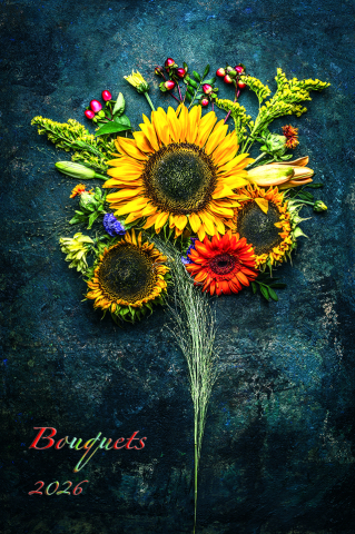 Calendare personalizate - Calendar de perete Bouquets, CT