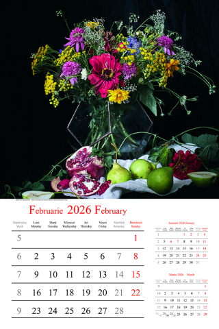 Calendar de perete Bouquets, CT [1]