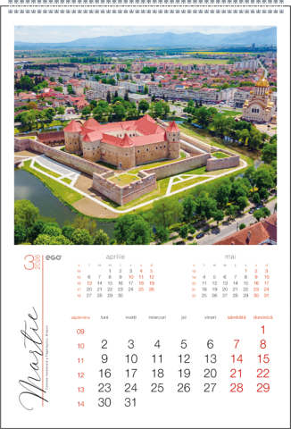 Calendar de perete Romania, CA [1]