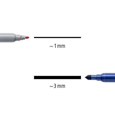 CARIOCA 2 CAPETE STAEDTLER, 1M 3MM CULORI DIFERITE 10/SET [6]