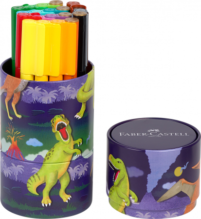 CARIOCA 20 CULORI DINOZAURI CONNECTOR FABER-CASTELL [1]