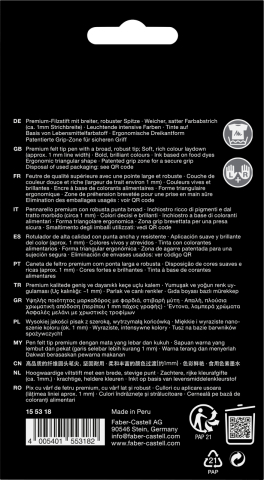 CARIOCA 20 CULORI GRIP BOLDPEN FABER-CASTELL [1]