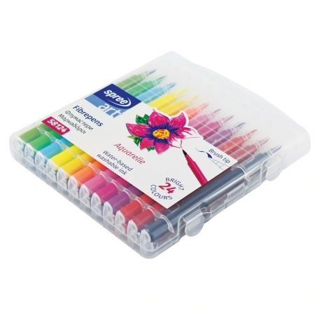 Carioci - CARIOCA 24 CULORI PAINT BRUSH SPREE KOH-I-NOOR