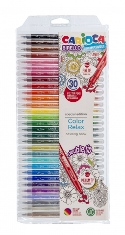 Produse si rechizite scolare - CARIOCA 30 CULORI CU 2 CAPETE BIRELLO 42841