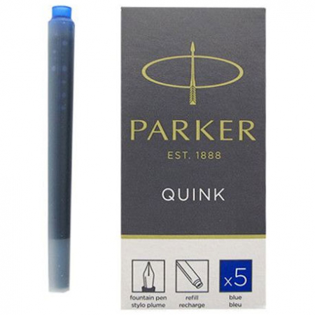 Produse si rechizite scolare - CARTUSE CERNEALA MARI ALBASTRE 5/CUTIE PARKER