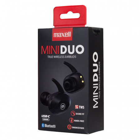 CASTI FARA FIR BLUETOOTH TWS MINI DUO TIP EARBUDS MAXELL [1]