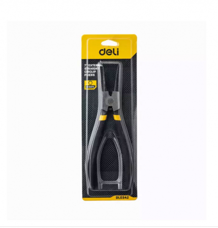 Bricolaj si diverse produse - CLESTE CU VARF SUBTIRE PT PRECIZIE 7 INCH NEGRU DL0342 DELI