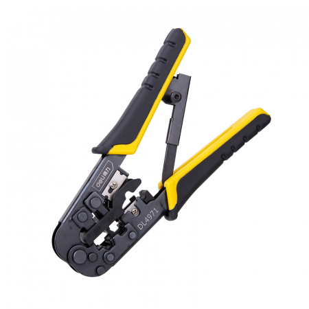 Bricolaj si diverse produse - CLESTE PT SERTIZARE CABLURI 4/6/8P DELI