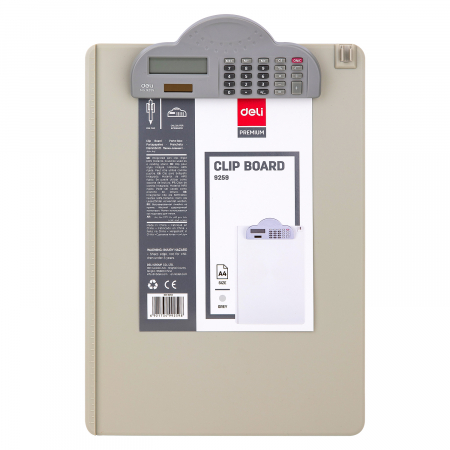 CLIPBOARD A4 PROFESIONAL CU CALCULATOR DELI [4]