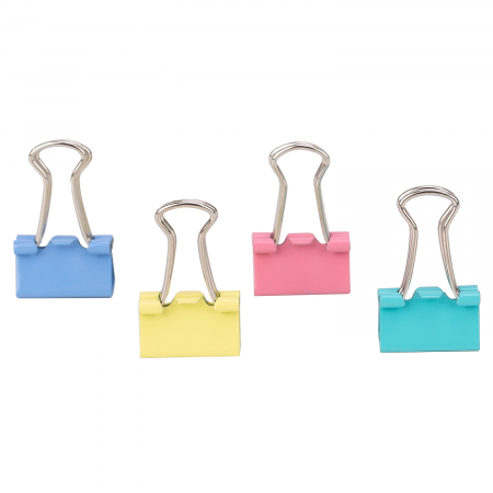 Clipsuri hartie - CLIPS HARTIE 15MM COLOR 60 BUC/CUT. PLASTIC DELI