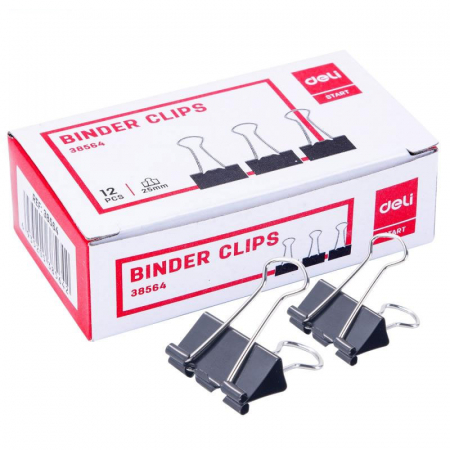 Clipsuri hartie - CLIPS HARTIE 25MM 12 BUC/CUT. CARTON DELI