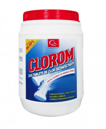 Produse curatenie - CLOROM TABLETE 200/CUTIE