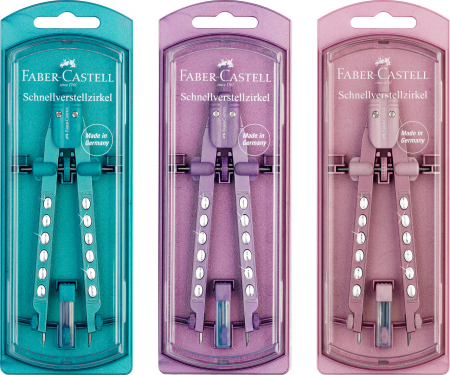 Compas scolar - COMPAS SPARKLE FACTORY 2023 FABER-CASTELL