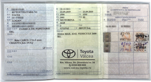 Coperta talon auto mare, 3 parti [1]