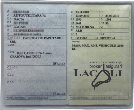 Coperta talon auto mic, 2 parti + buzunar [5]