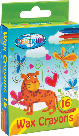 Produse si rechizite scolare - Creioane color cerate  16 /set - Centrum 80596