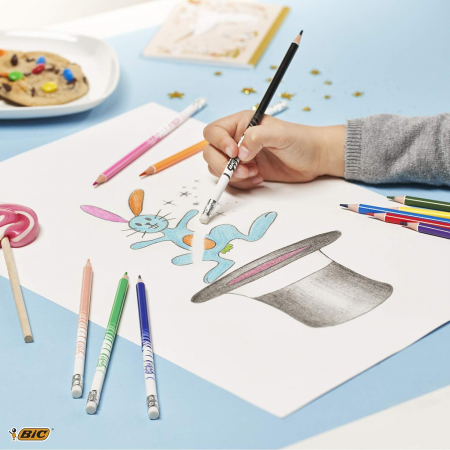 CREIOANE COLORATE 12 CULORI EVOLUTION ILLUSION BIC [4]