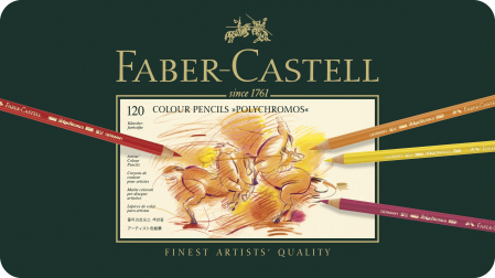 Instrumente de scris - CREIOANE COLORATE 120 CULORI POLYCHROMOS FABER-CASTELL