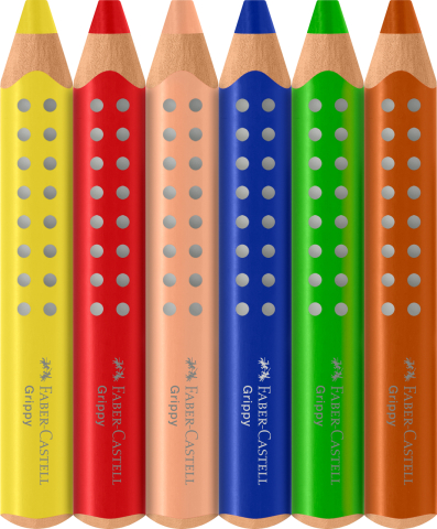CREIOANE COLORATE XXL 6 CULORI GRIPPY FABER-CASTELL [2]