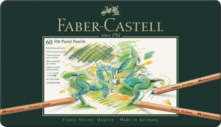Produse si rechizite scolare - CREIOANE PASTEL PITT 60 CULORI FABER-CASTELL