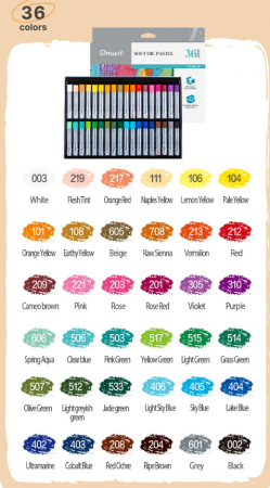 CREIOANE ULEI PASTEL PROFESIONALE 36 CULORI DMAST BY PEBEO [3]