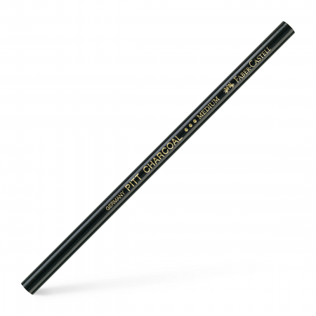 Produse si rechizite scolare - CREION CARBUNE NATURAL PITT MONOCHROME MEDIU FABER-CASTELL