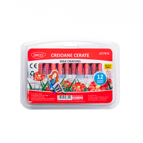 Creioane colorate - CREION COLOR 12 CERATE DACO CC7012