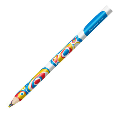 Produse si rechizite scolare - CREION COLORAT JUMBO MULTICOLOR ROSU-ALBASTRU-GALBEN FABER-CASTELL
