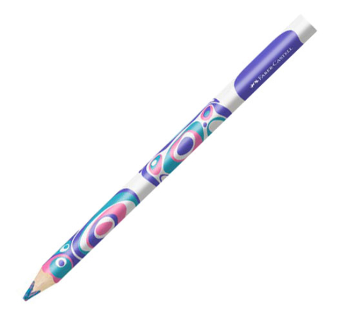 Produse si rechizite scolare - CREION COLORAT JUMBO MULTICOLOR TURCOAZ-ROZ-LILA FABER-CASTELL