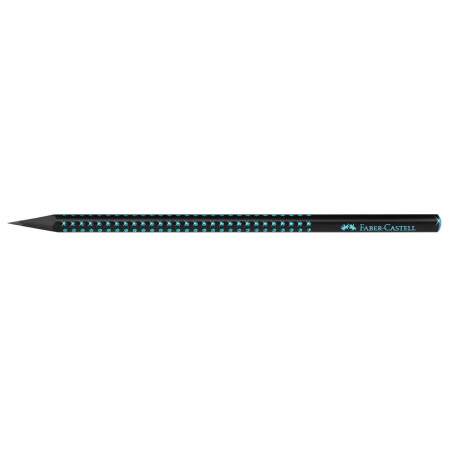 CREION GRAFIT B GRIP SPARKLE LEMN NEGRU MIDNIGHT OCEAN FABER-CASTELL [1]