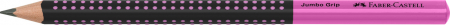 CREION GRAFIT B JUMBO GRIP TWO TONE NEGRU-ROZ 2022 FABER-CASTELL [2]