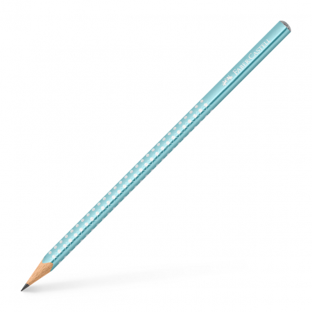 Instrumente de scris - CREION GRAFIT B SPARKLE BLEU OCEAN METALIZAT 2023 FABER-CASTELL