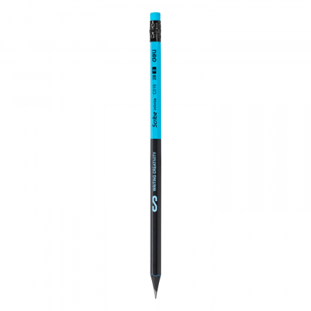 CREION GRAFIT CU GUMA LEMN NEGRU 2B DELI [3]