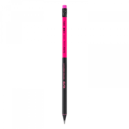 CREION GRAFIT CU GUMA LEMN NEGRU 2B DELI [2]