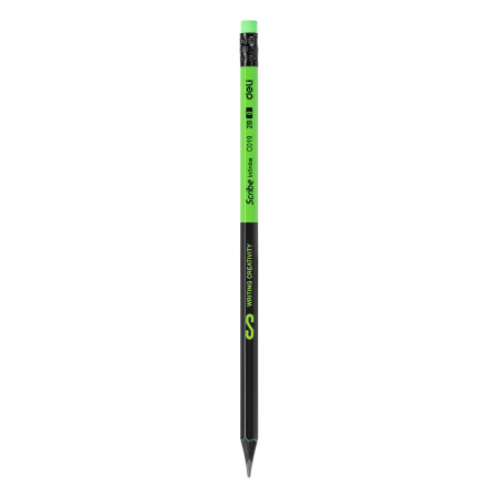 CREION GRAFIT CU GUMA LEMN NEGRU 2B DELI [1]