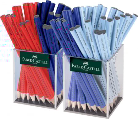 Instrumente de scris - CREION GRAFIT FARA GUMA JUMBO GRIP 2 x 36 CUTIE PLASTIC 2024 FABER-CASTELL