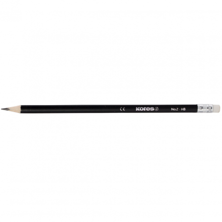 Produse si rechizite scolare - CREION GRAFIT HB CU GUMA KORES