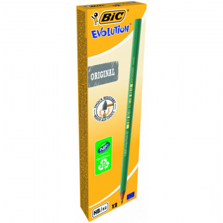 Produse si rechizite scolare - CREION GRAFIT HB FARA GUMA EVOLUTION 650 12/CUT BIC