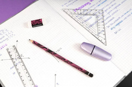CREION GRAFIT HB FARA GUMA NEGRU-NEON EBERHARD FABER [2]