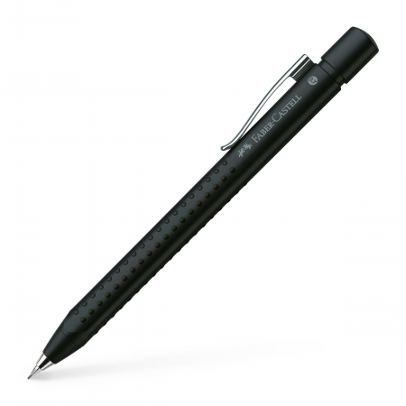 Creioane mecanice si rezerve - CREION MECANIC 0.7MM NEGRU METALIZAT GRIP 2011 FABER-CASTELL