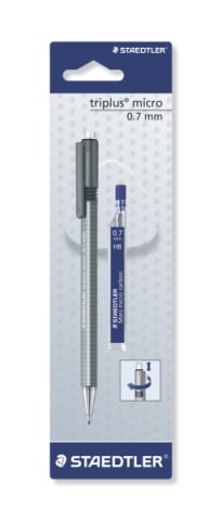 Produse si rechizite scolare - CREION MECANIC TRIPLUS CORP PLASTIC 0.7mm + MINE 1/BLISTER