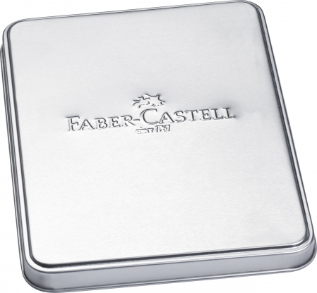 CUTIE CADOU METAL PENTRU 1 INSTRUMENT + 1 CERNEALA + 1 CONVERTOR FABER-CASTELL [1]